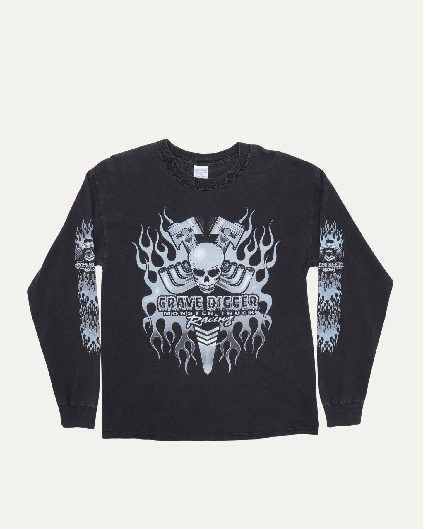 Grave Digger Monster Truck Long Sleeve T-Shirt