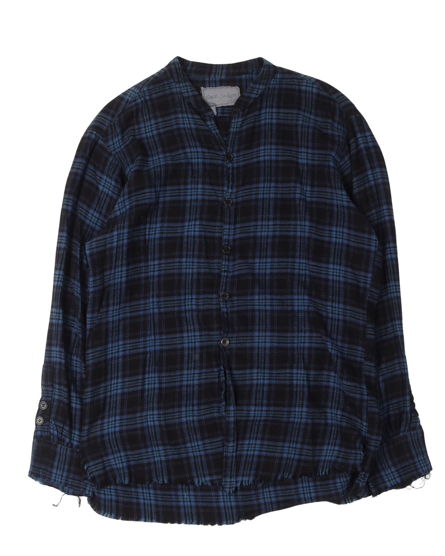 Plaid Flannel Studio Shirt
