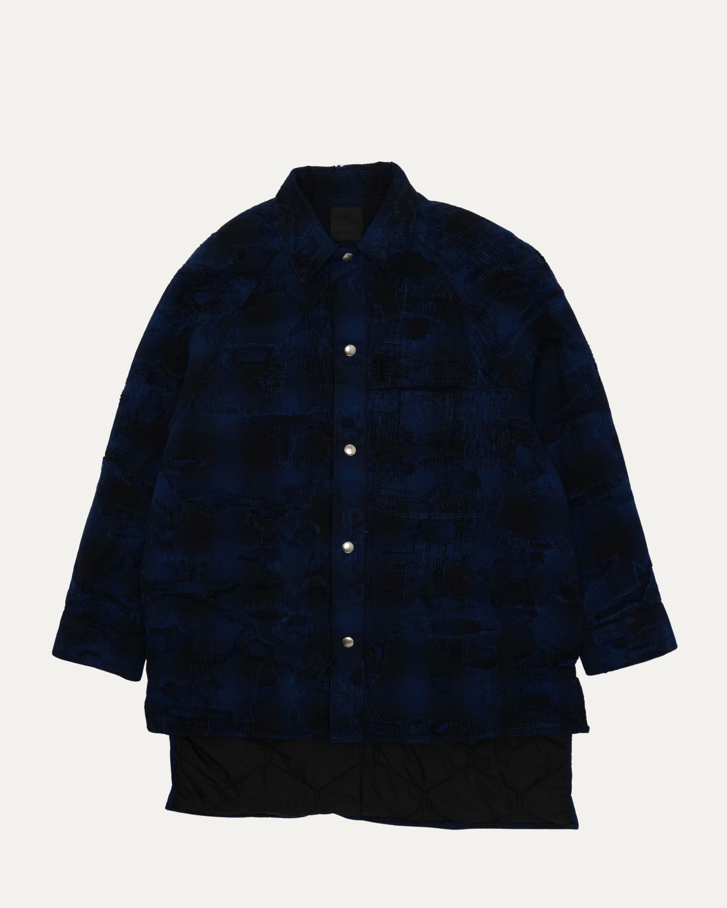 Distressed Shirt Jacket