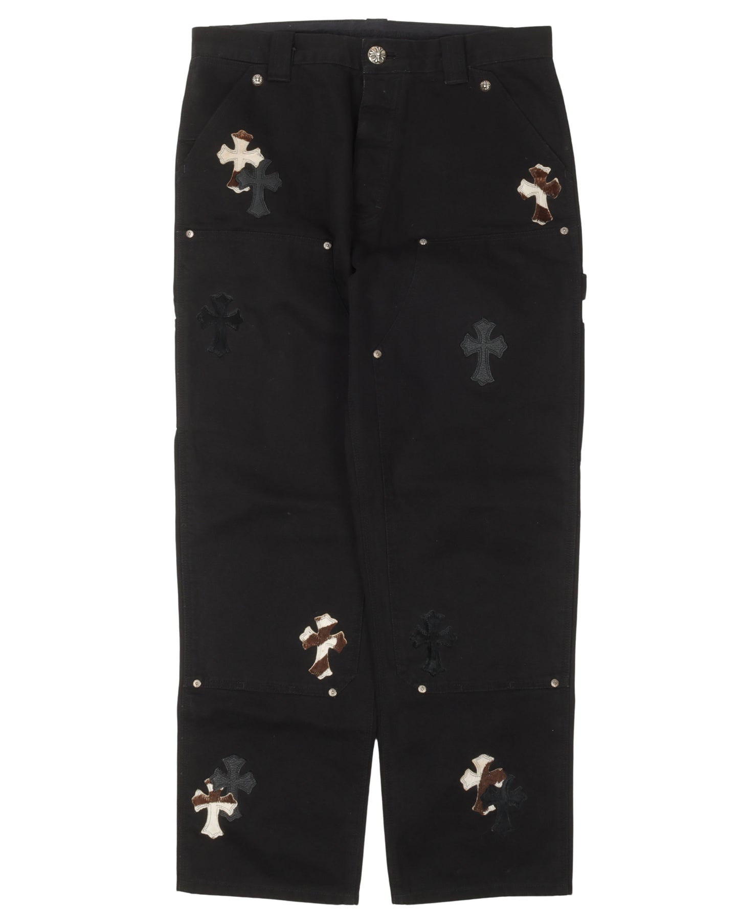 Cow Patch Double Knee Pants