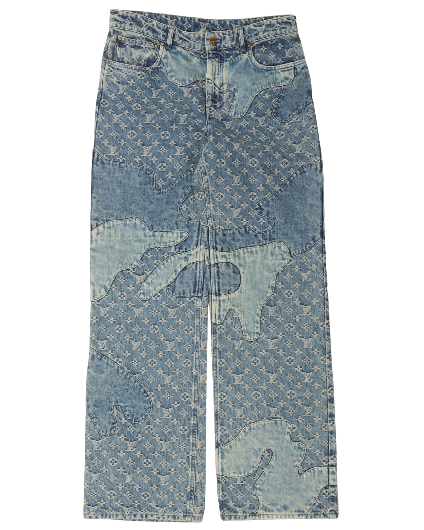Nigo Monogram Patchwork Jeans