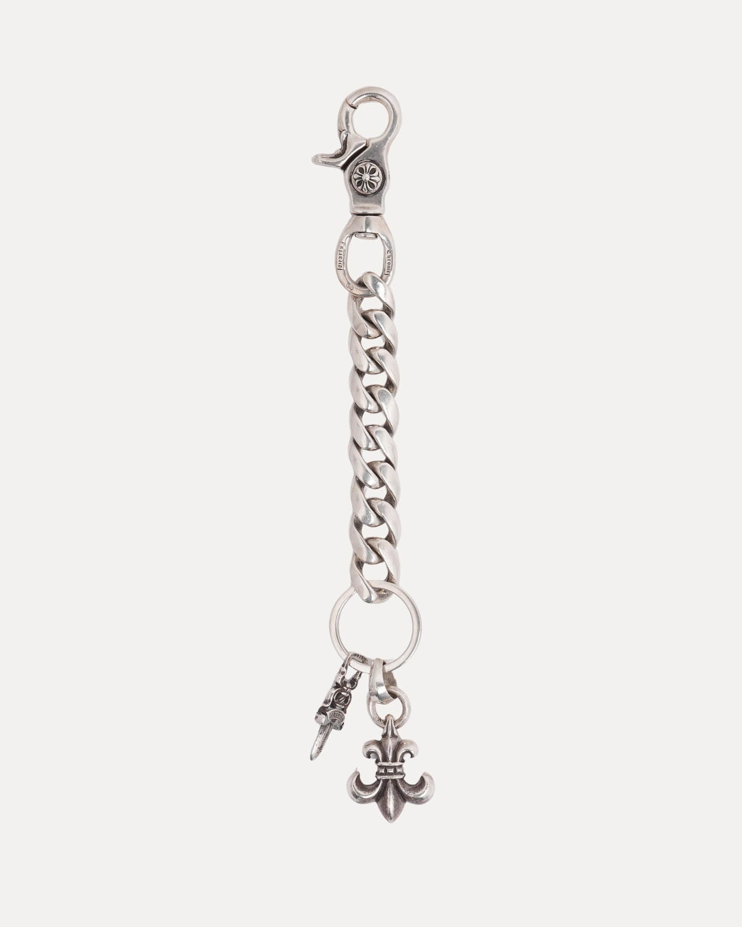 Dagger & Fleur Charm Keychain Clip