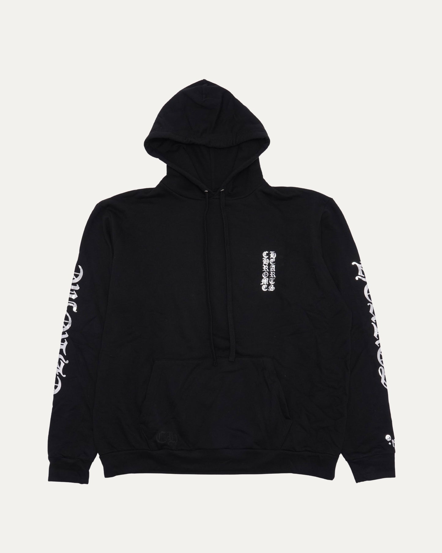 Online Exclusive Metallic Vertical Logo Hoodie