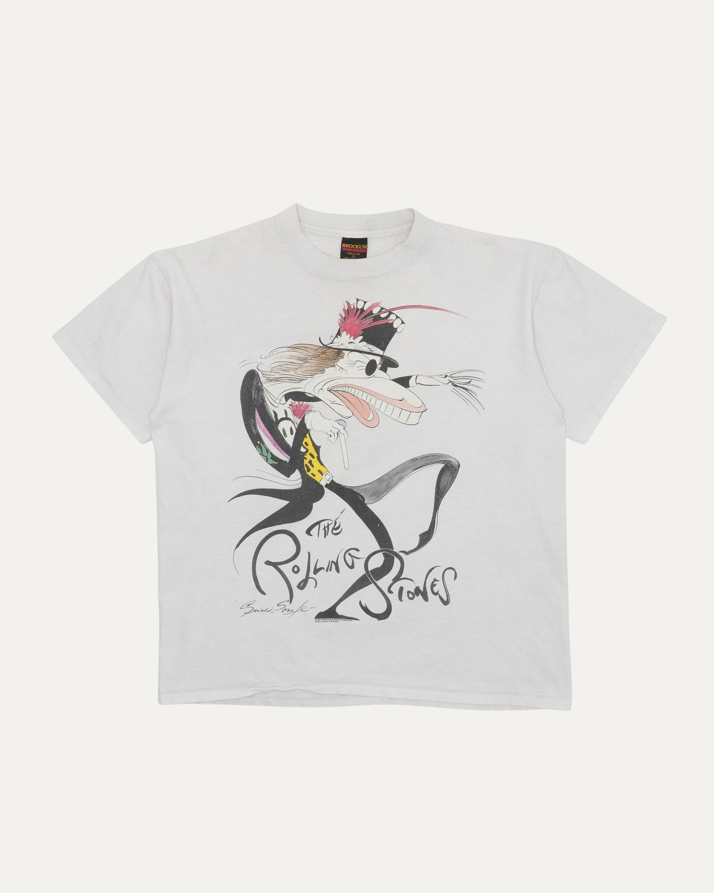 The Rolling Stones 1994 Voodoo Lounge Tour Gerald Scarfe T-Shirt