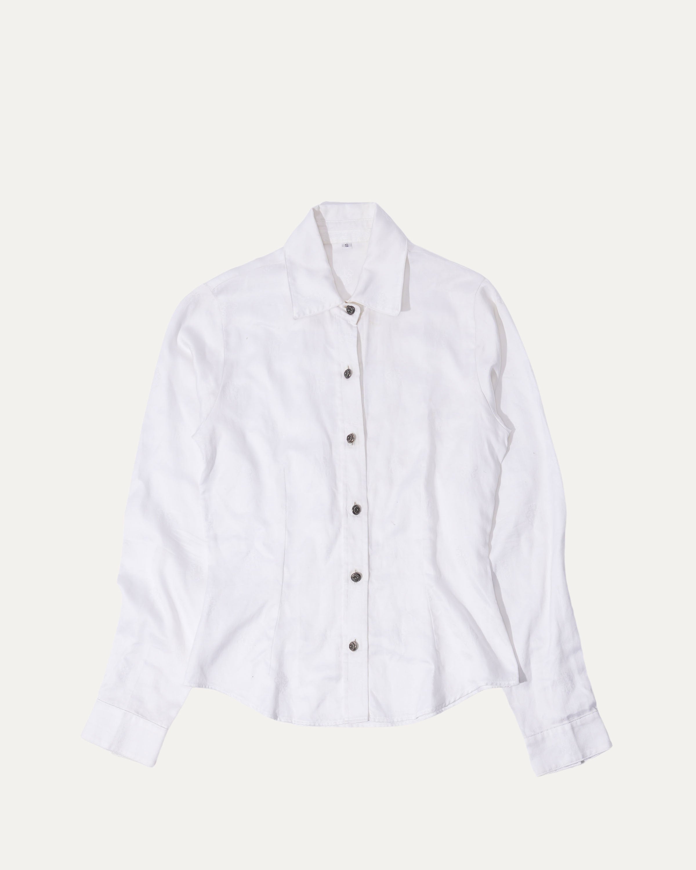 Chrome Hearts Monogram Button Shirt Chrome Hearts Monogram Button Shirt