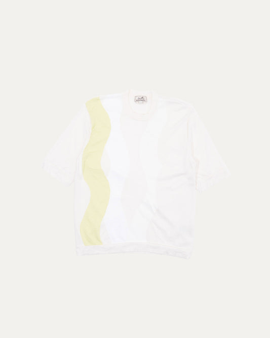 Cashmere-Silk Blend Knit T-Shirt
