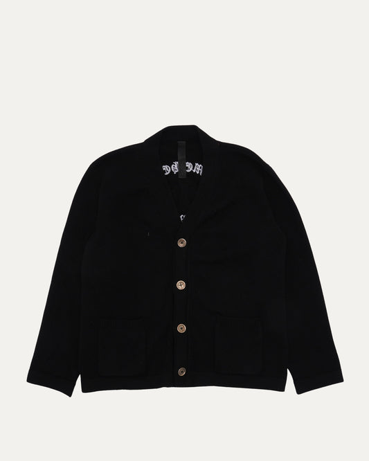 Cross Patch Cashmere Blend Cardigan