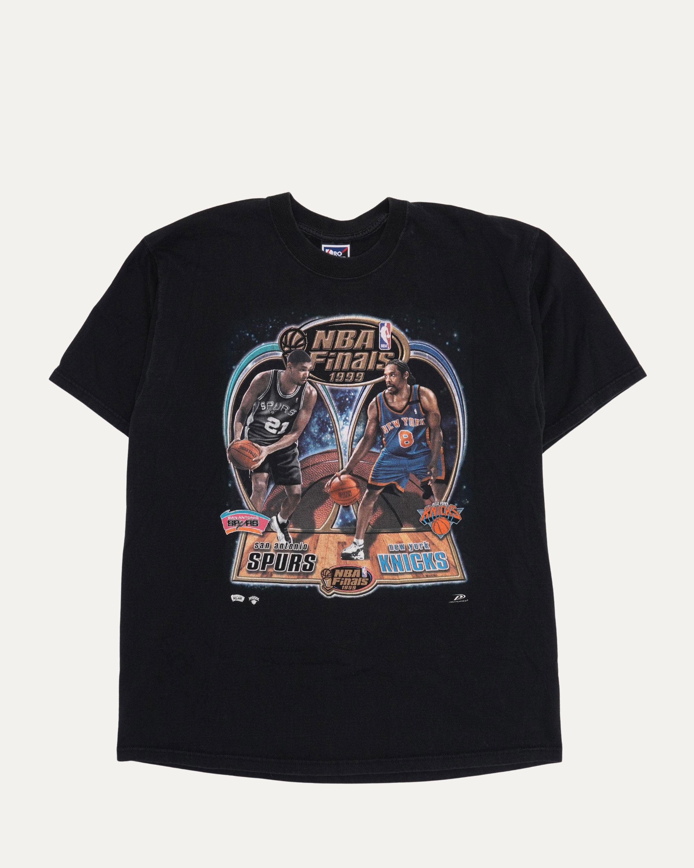 Vintage 1999 NBA Finals San Antonio Spurs Vs. New York Knicks T