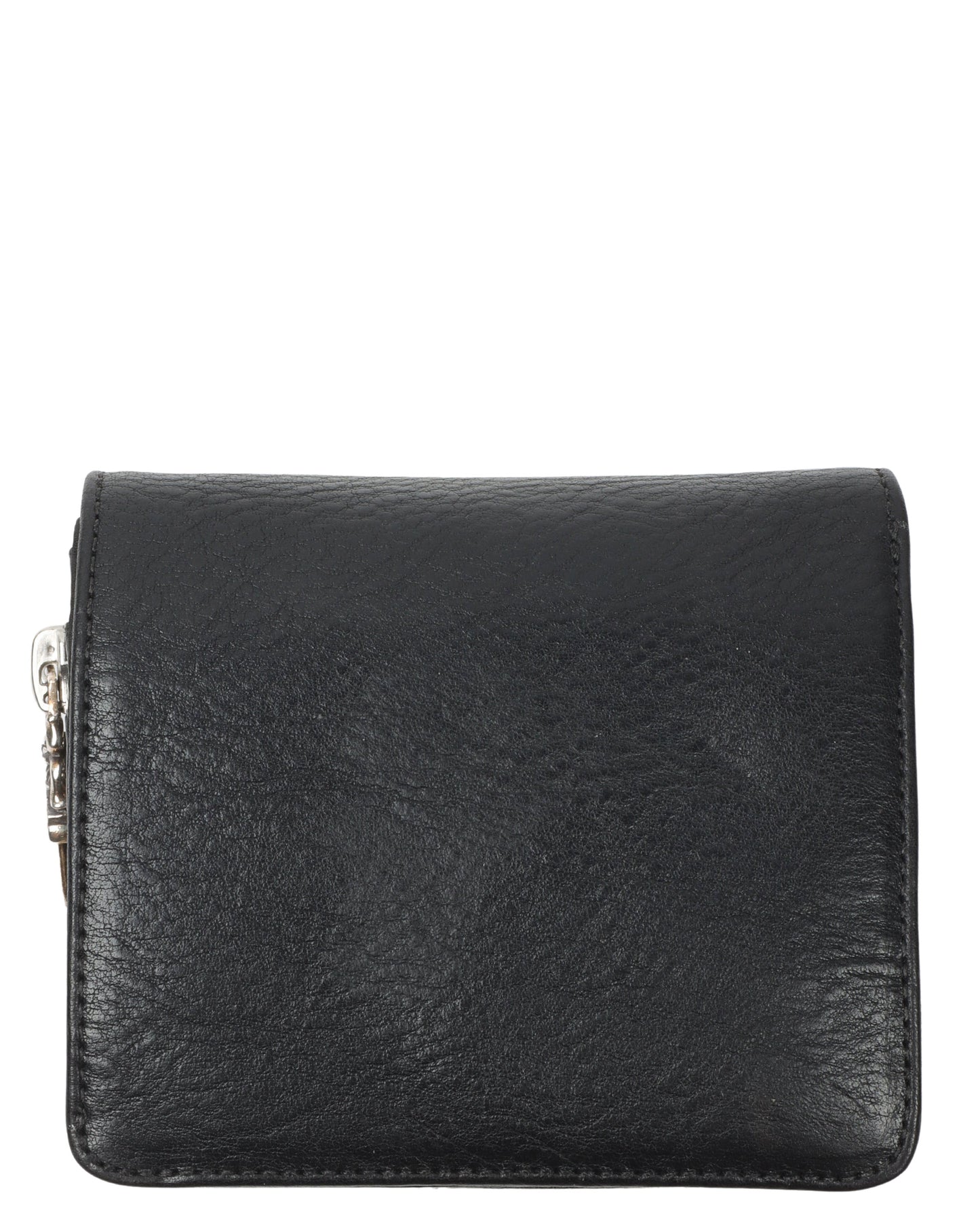 Leather Bifold Zipper Wallet