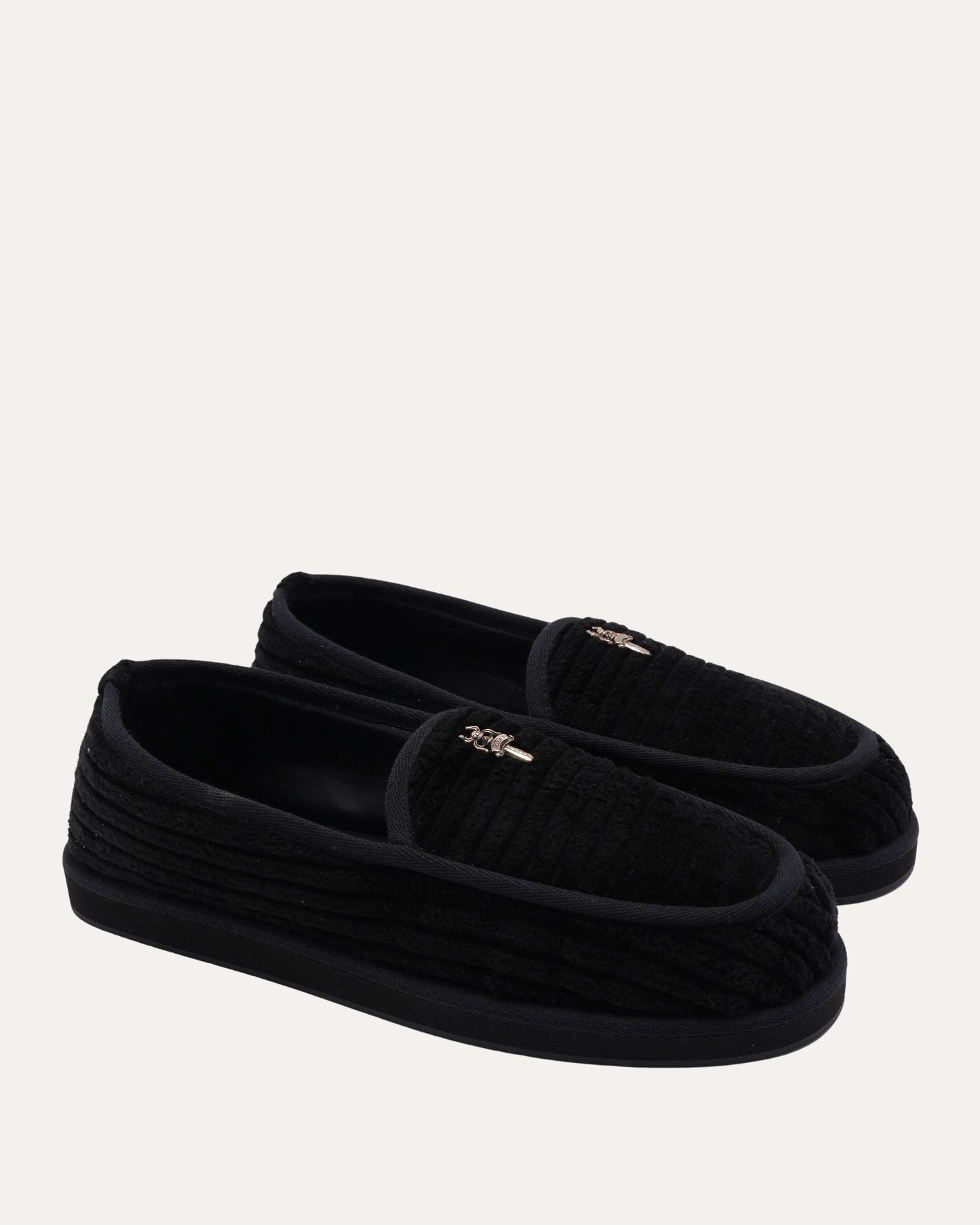 Dagger Embellished Heavy Cord House Shoes