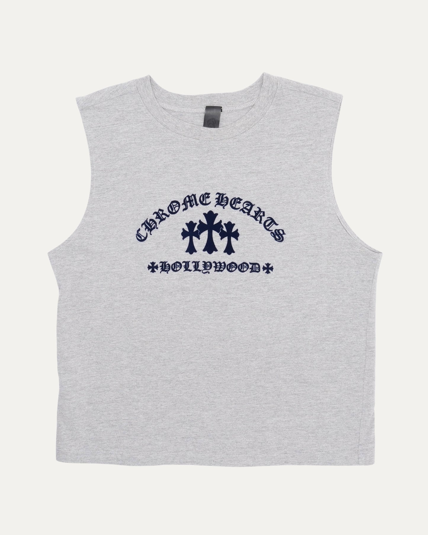 Scroll Logo Blind Spot Muscle Tank T-Shirt