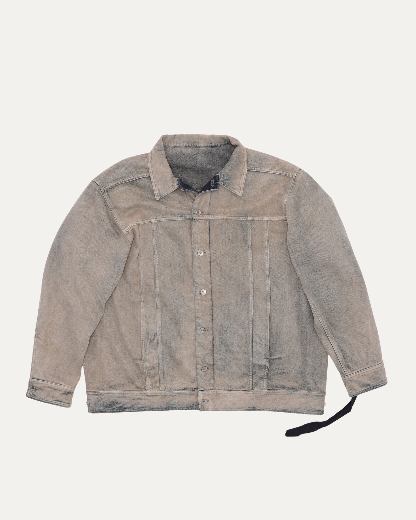 Acid Wash Oversized Denim Jacket