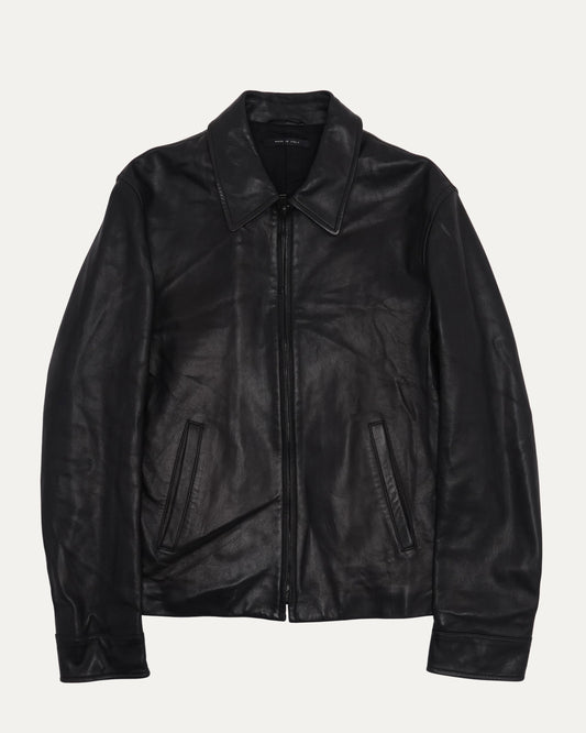 Tom Ford Zip Up Leather Jacket