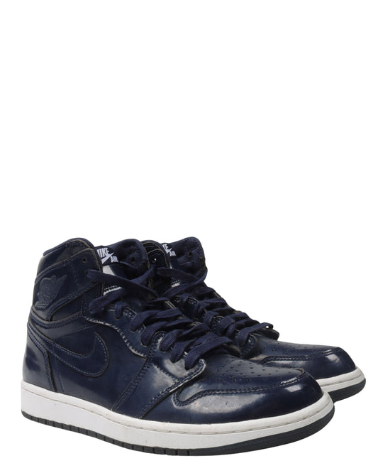 Air Jordan 1 Navy Patent Leather