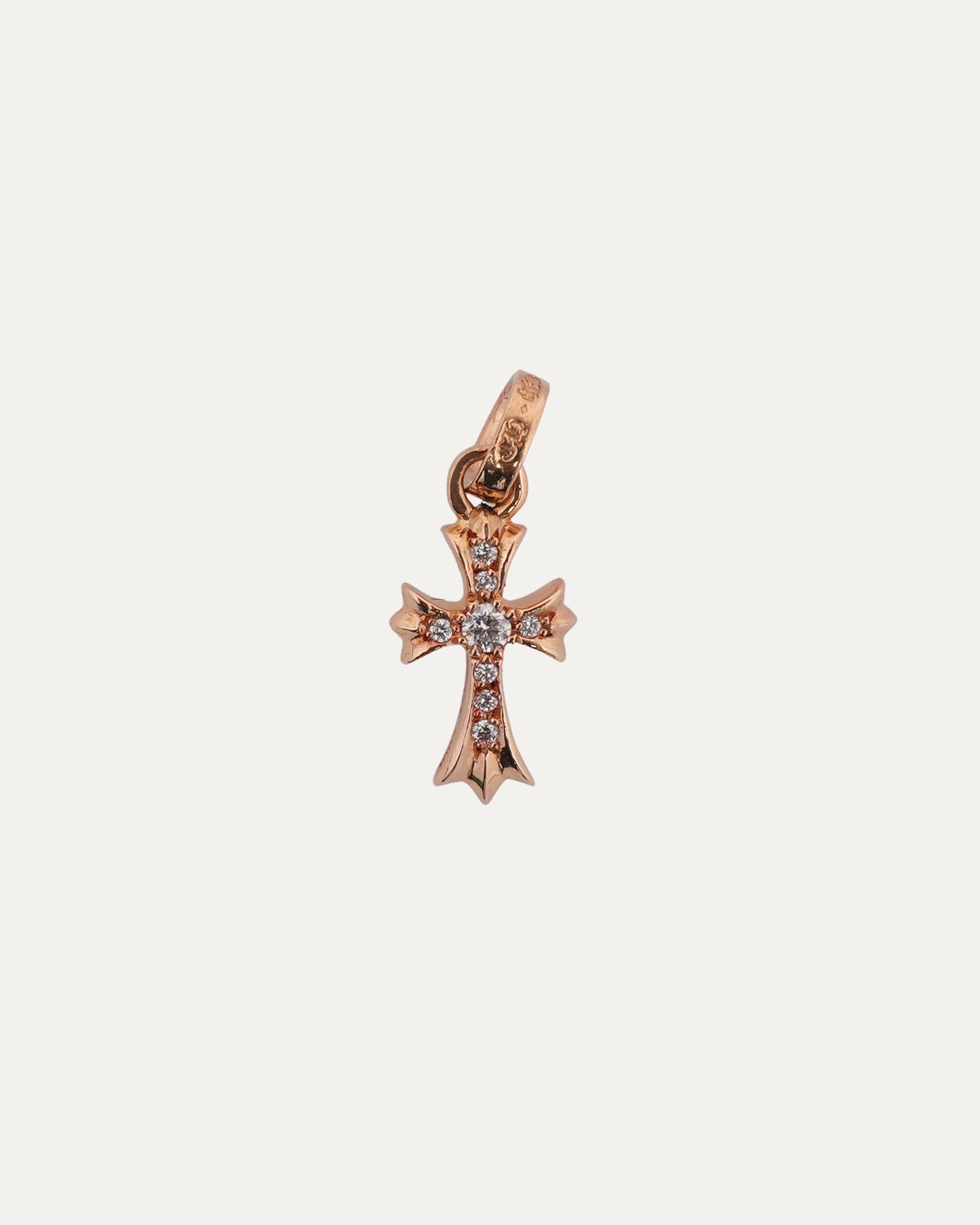 Gold Diamond Baby Fat Pendant