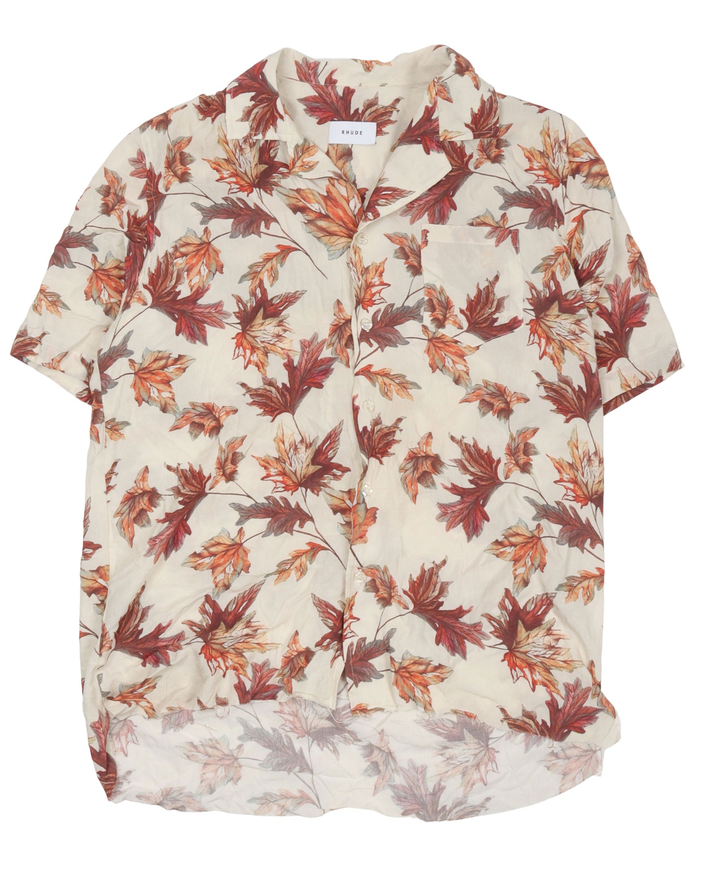 Leaves Button Up Shirt