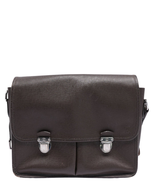 Taiga Leather Alexei Messenger Bag