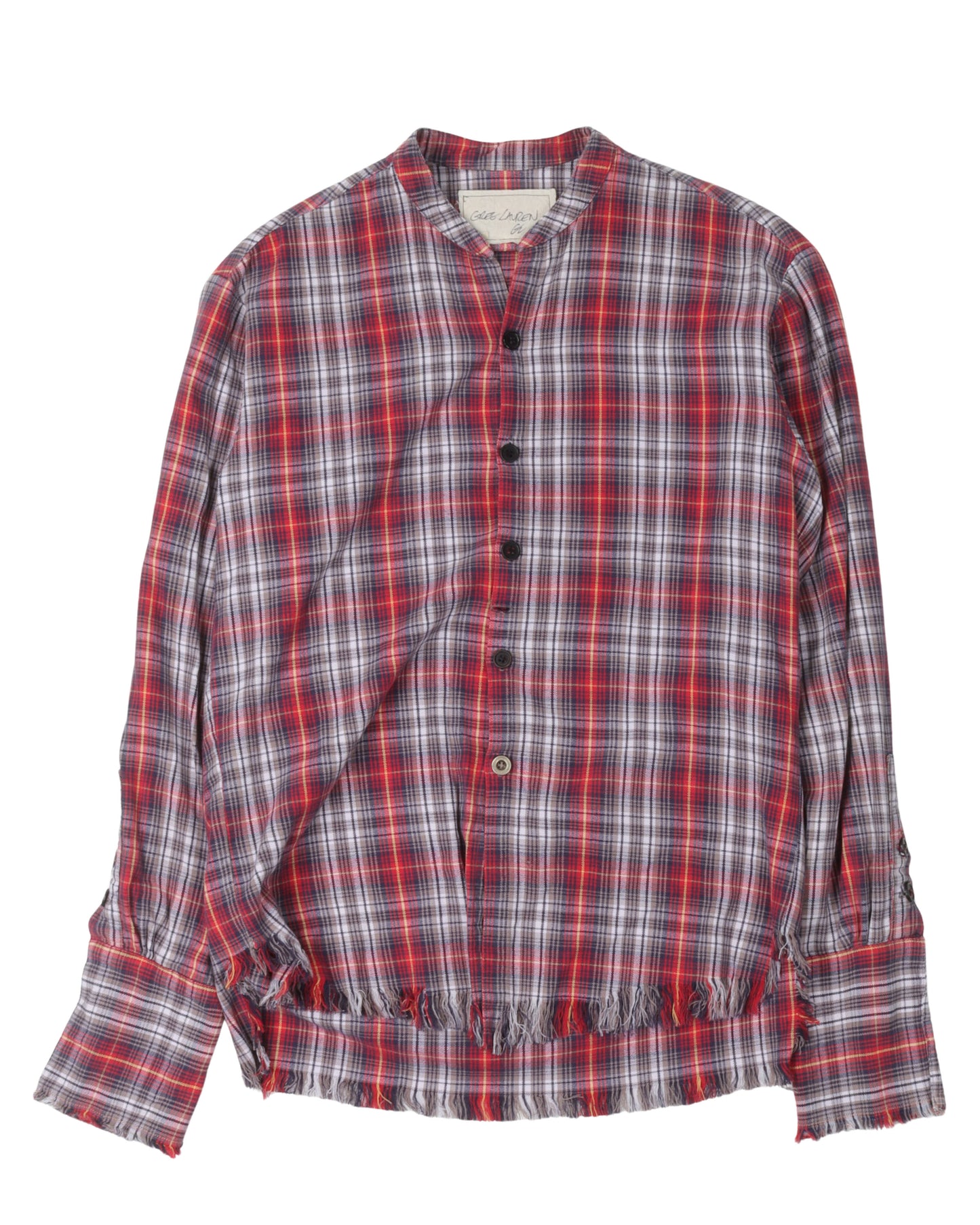 Plaid Flannel Studio Shirt