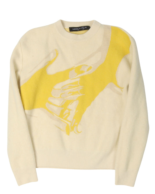 James Rosenquist Wool Cashmere Blend Sweater