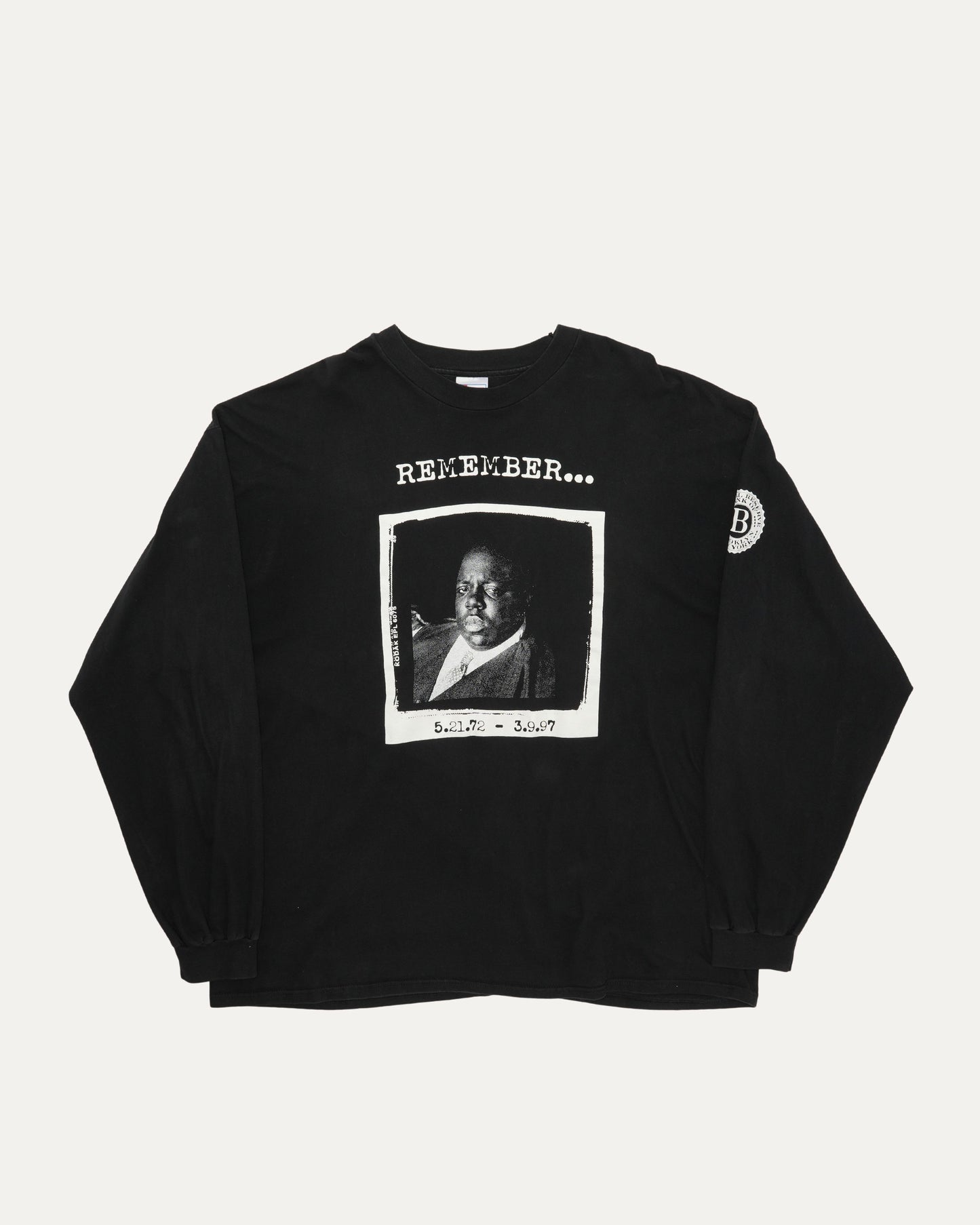 Notorious BIG Memorial Long Sleeve T-Shirt