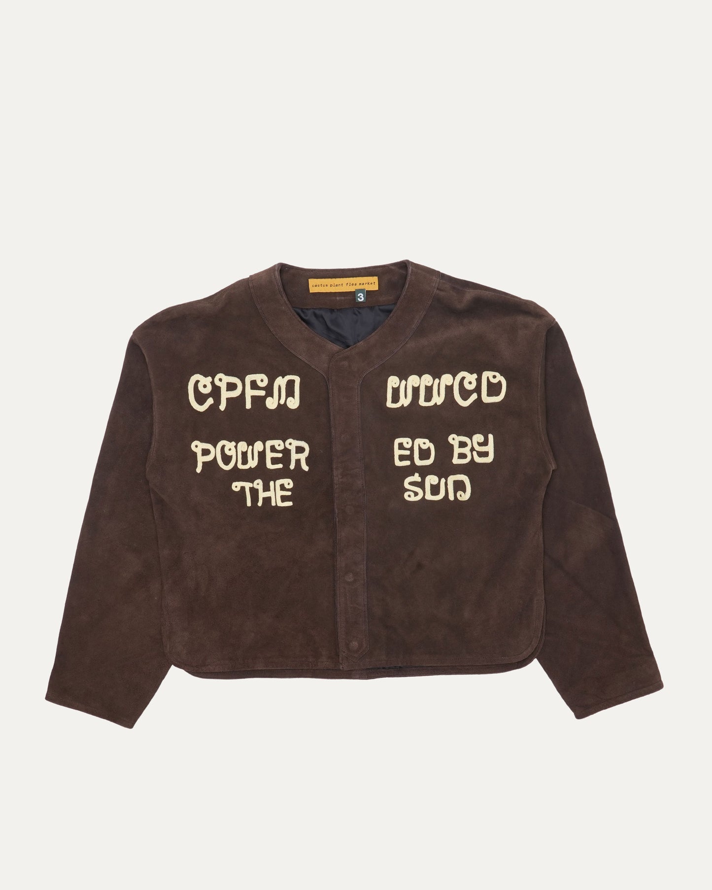 WWCD Suede Baseball Top