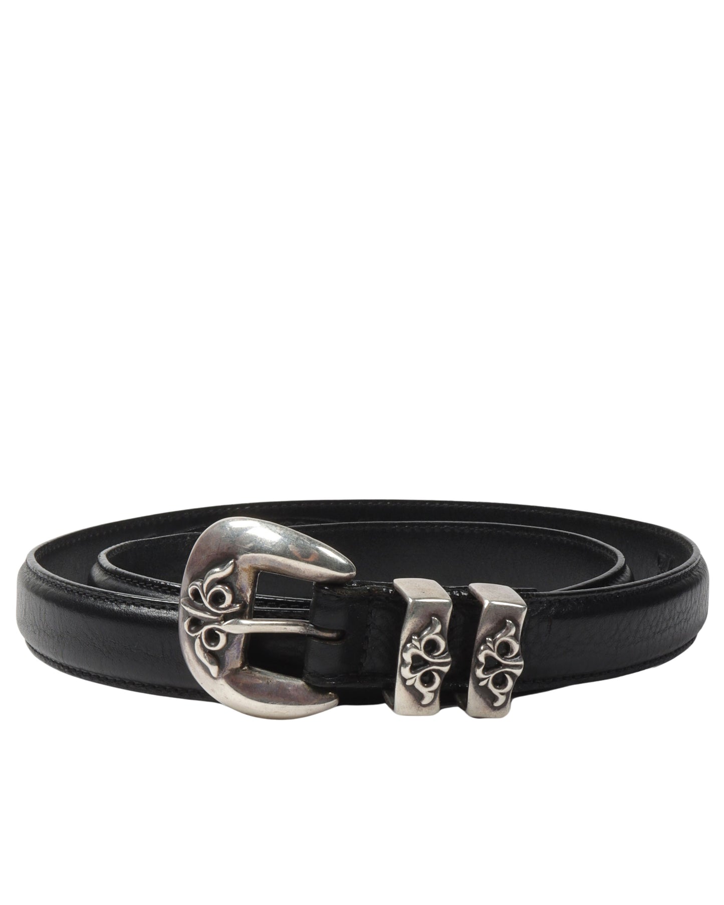 Thin Three Piece Floral Belt