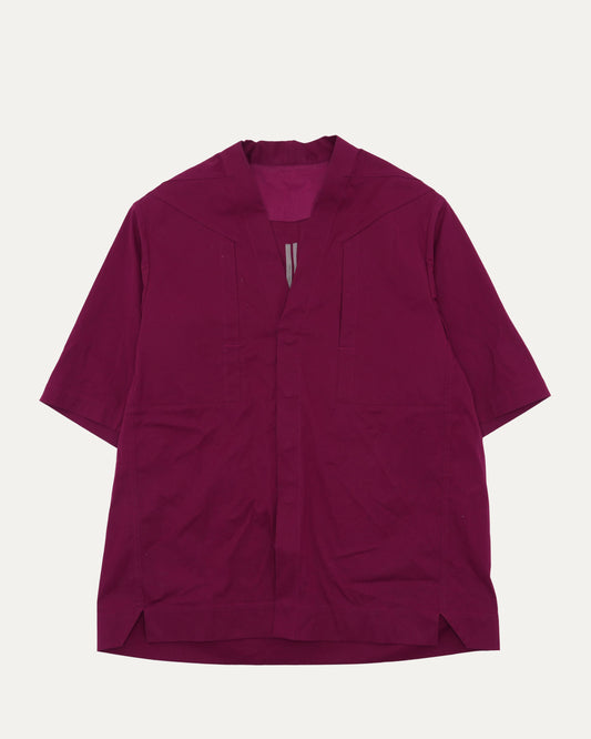 Edfu Pink Short Sleeve Kimono Shirt