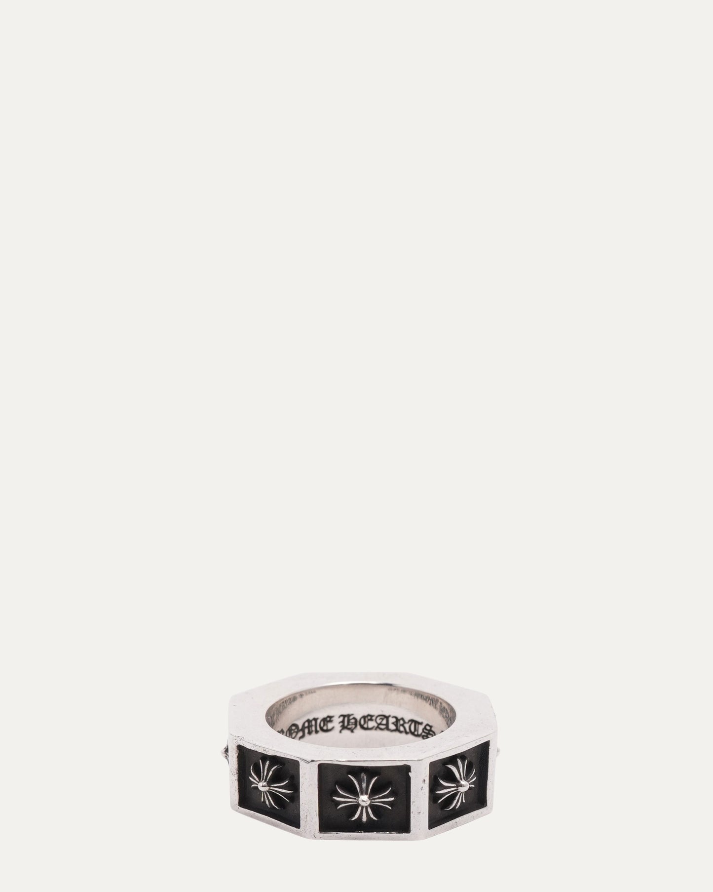 Framed Plus Cross Ring