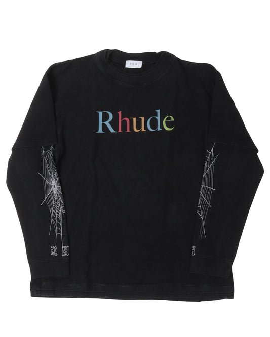 Google Logo Double Layered Long Sleeve T-Shirt