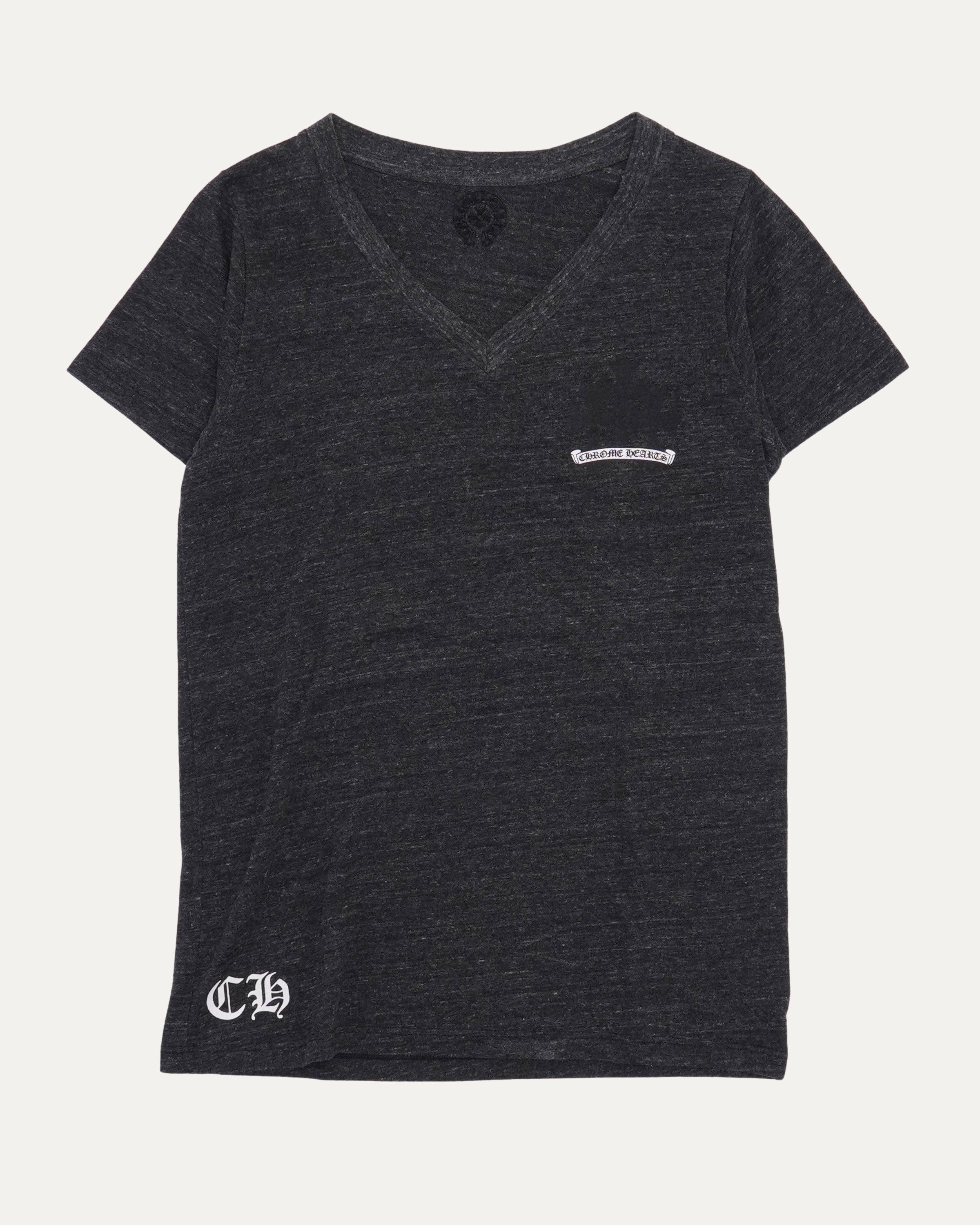 Chrome Hearts V-Neck Cemetery Cross T-Shirt – Justin Reed