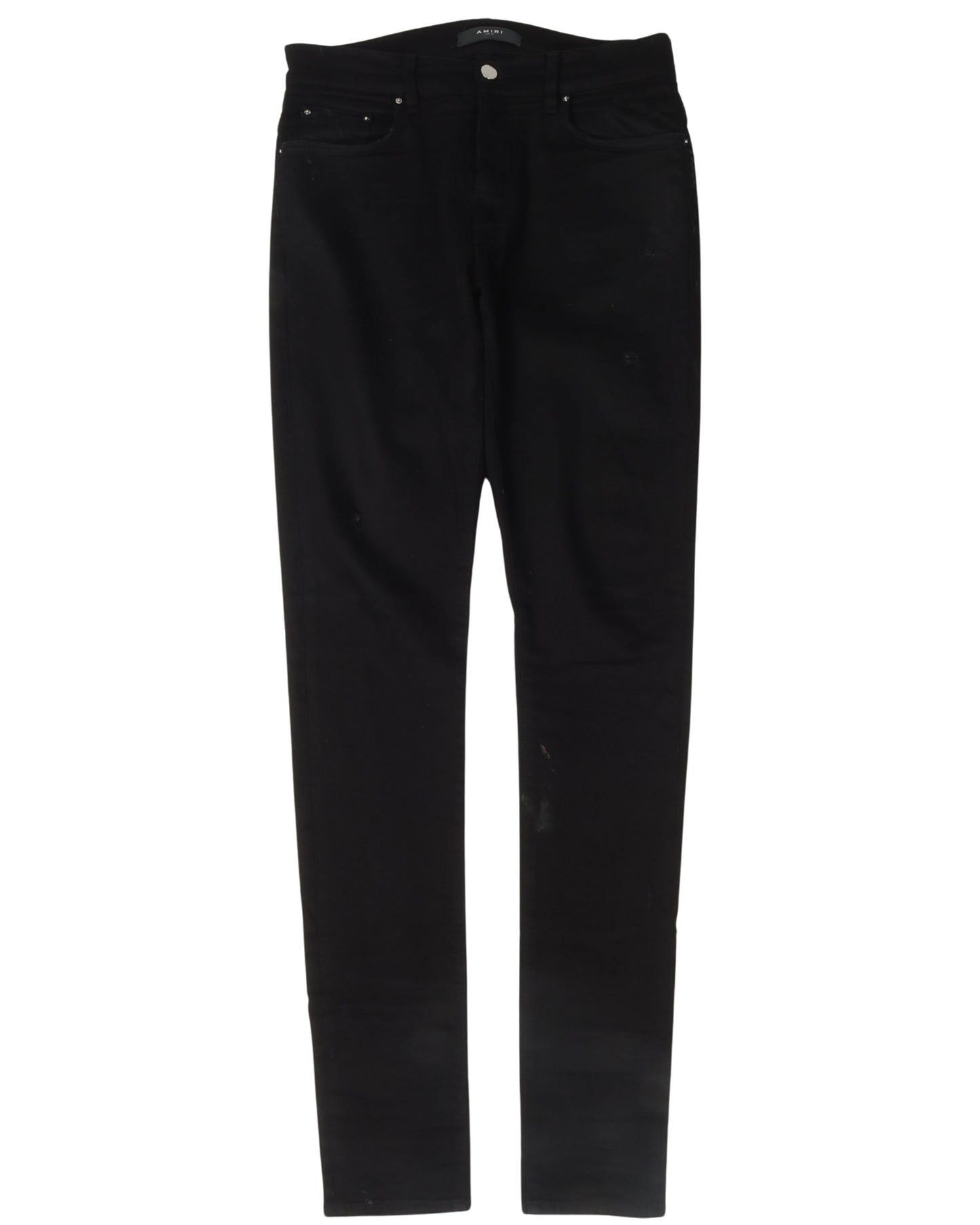 Lightly Distressed Denim Jeans