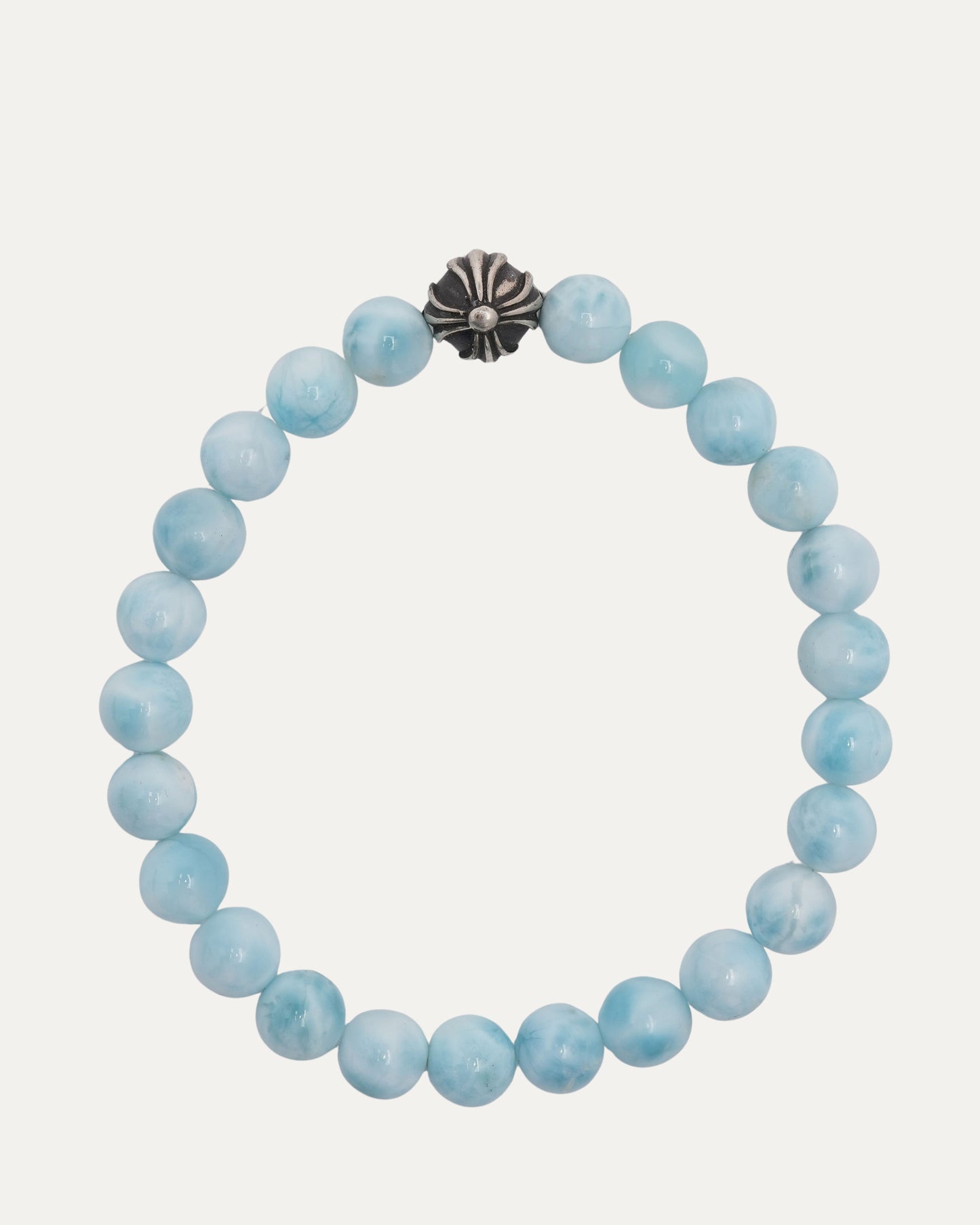 6mm Larimar Plus Ball Bead Bracelet