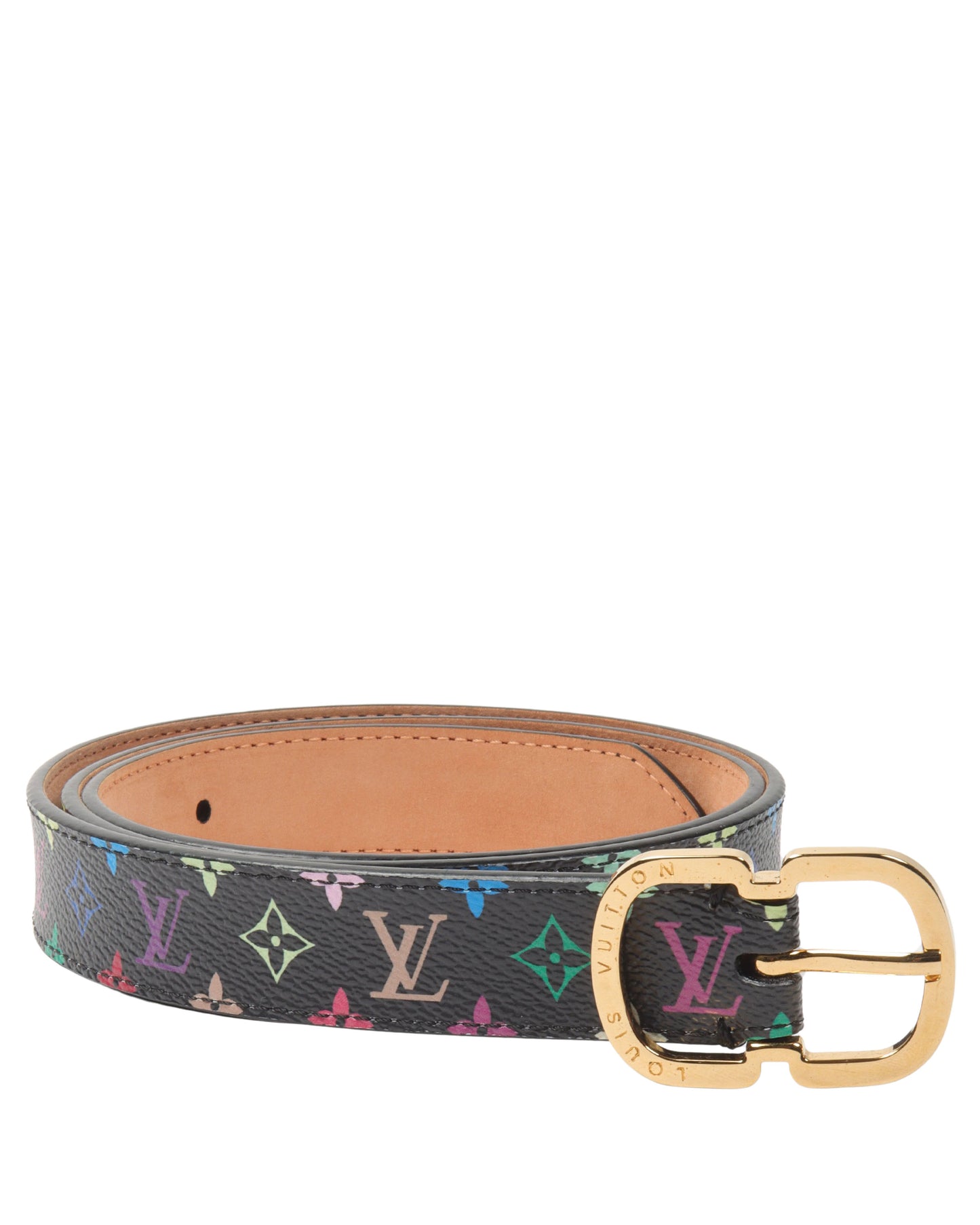 Monogram Multicolor Canvas Belt