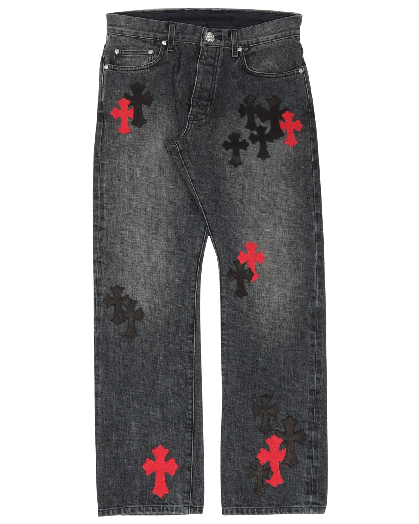 Multi-Cross Fade Jeans