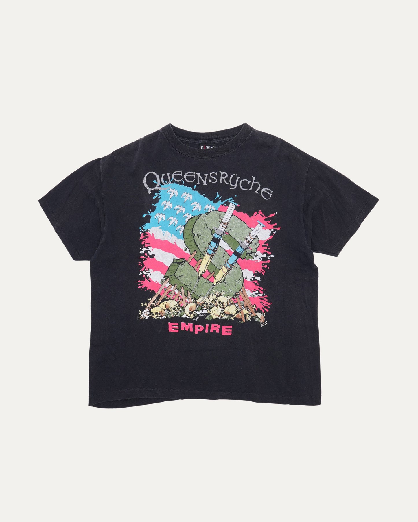 Queensryche Building Empires Tour 1991 T-Shirt