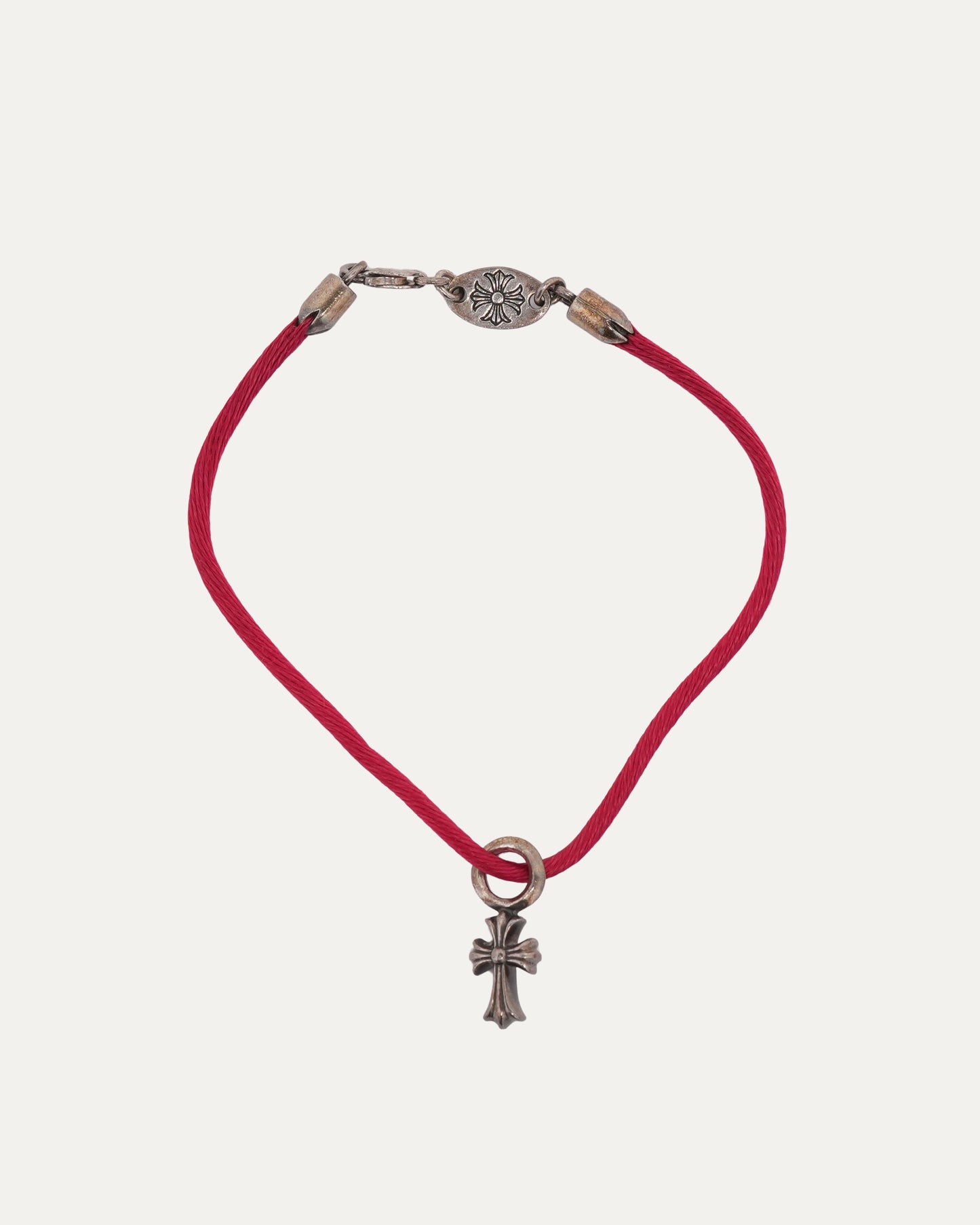 Silk Bracelet with Baby Fat Charm