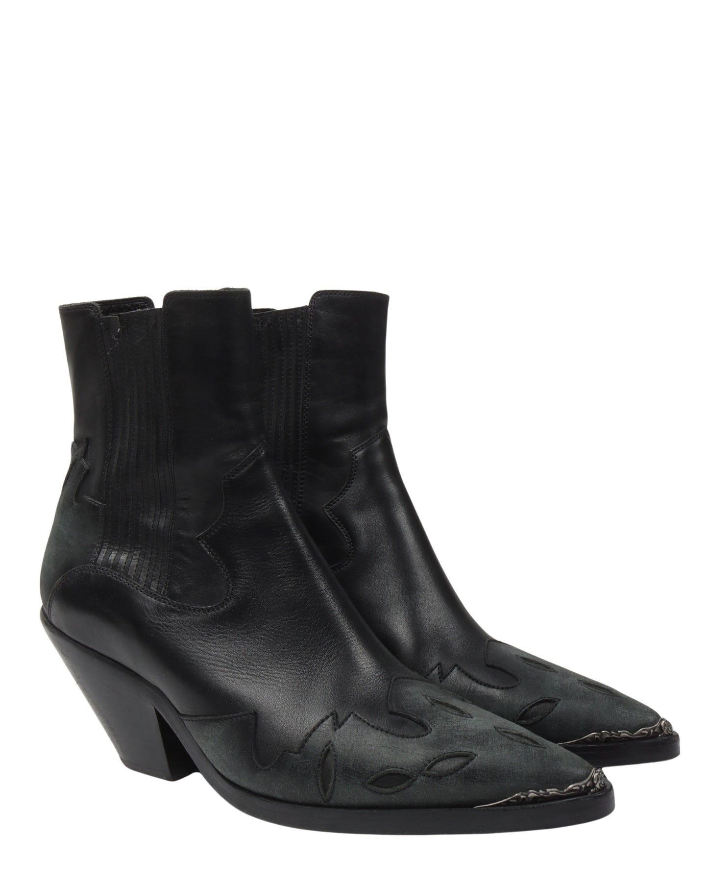 Metal Tip Midnight Cowboy Boots