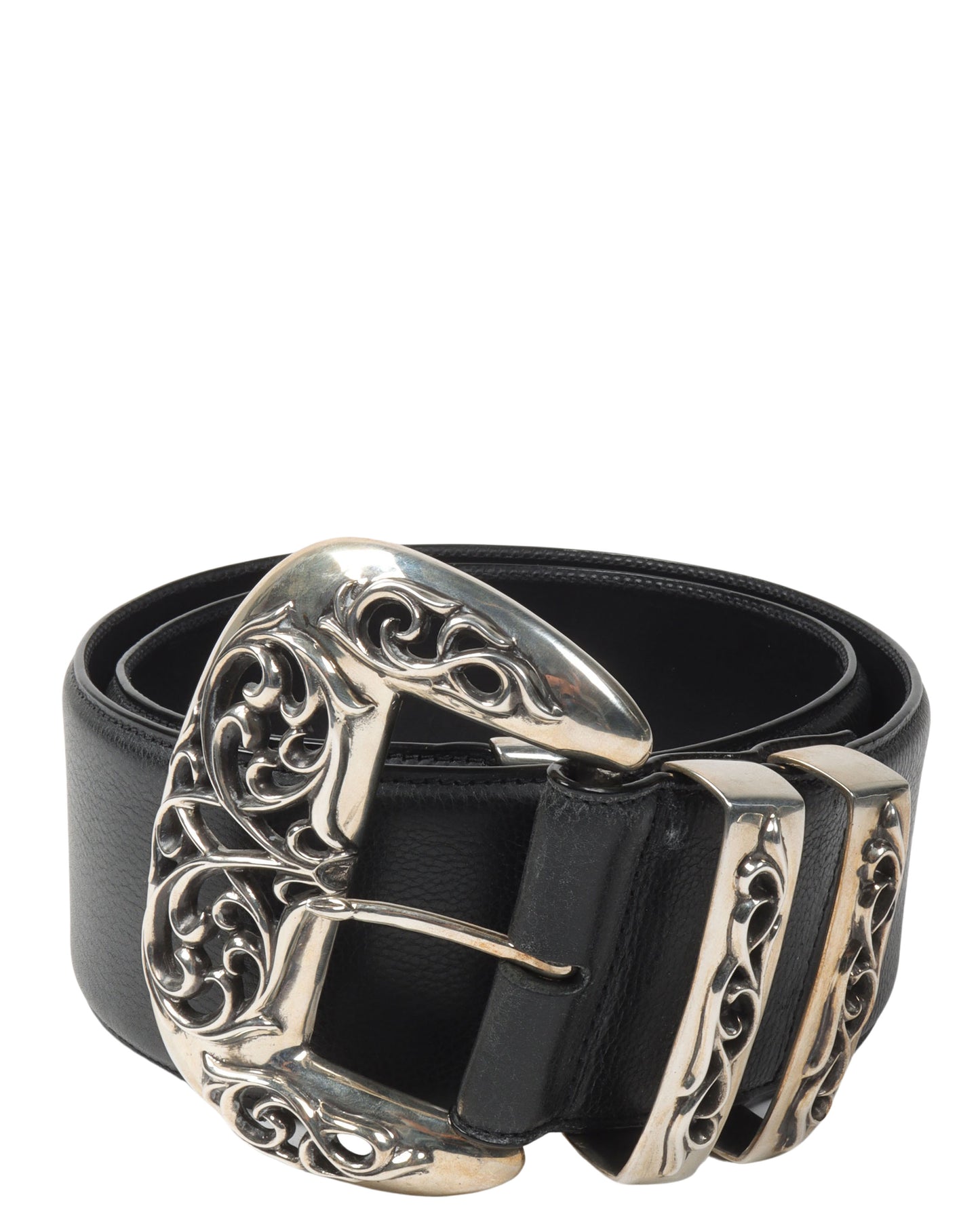 Three Piece Leather Sash Belt