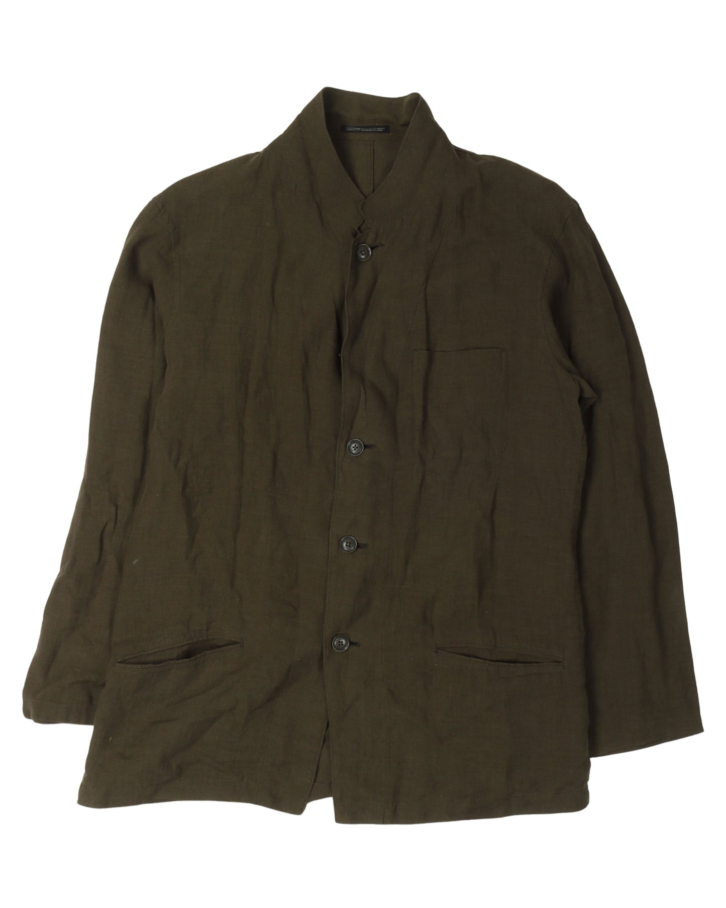 Linen Unstructured Blazer