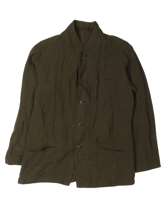 Linen Unstructured Blazer