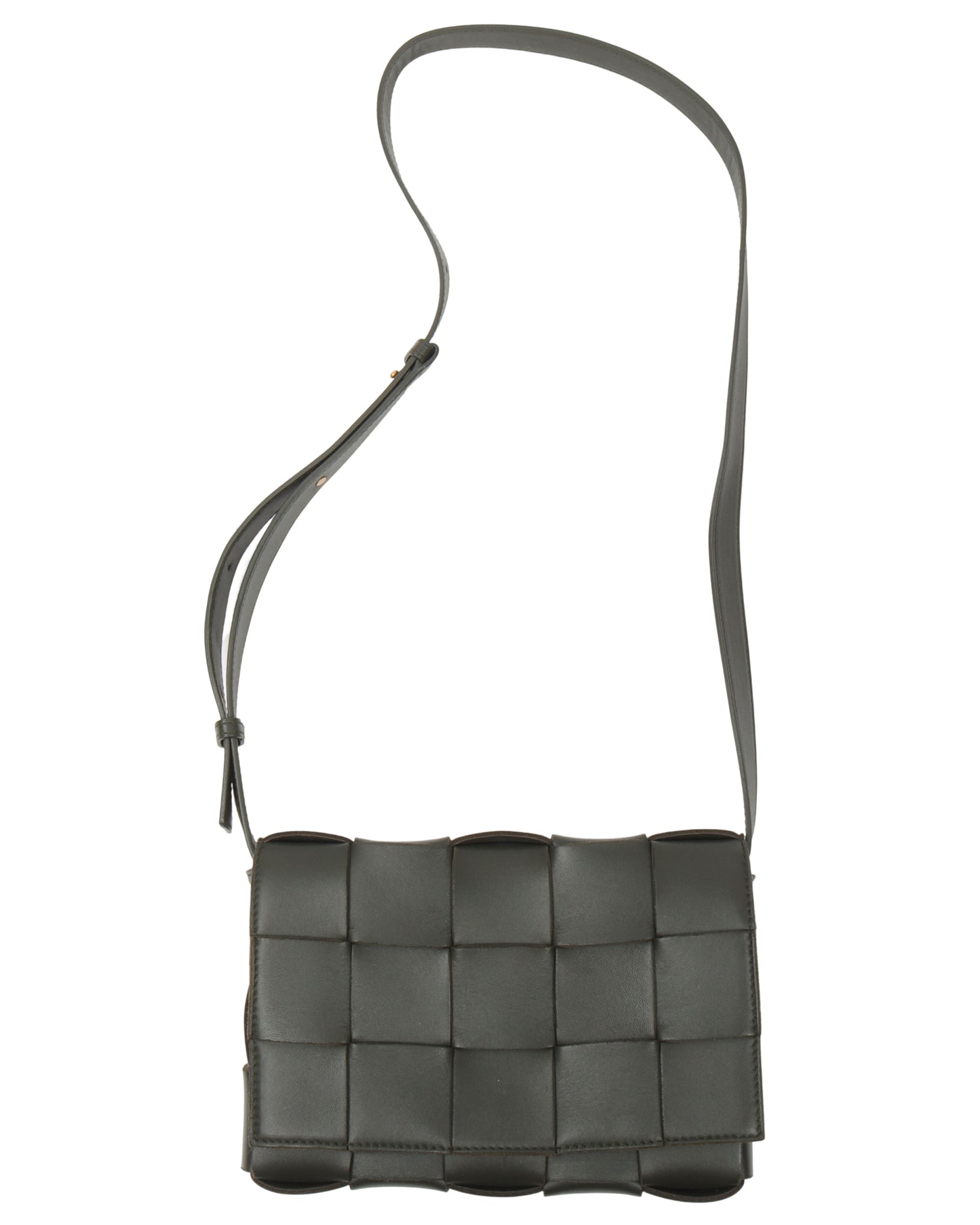 Intrecciato Leather Cassette Bag