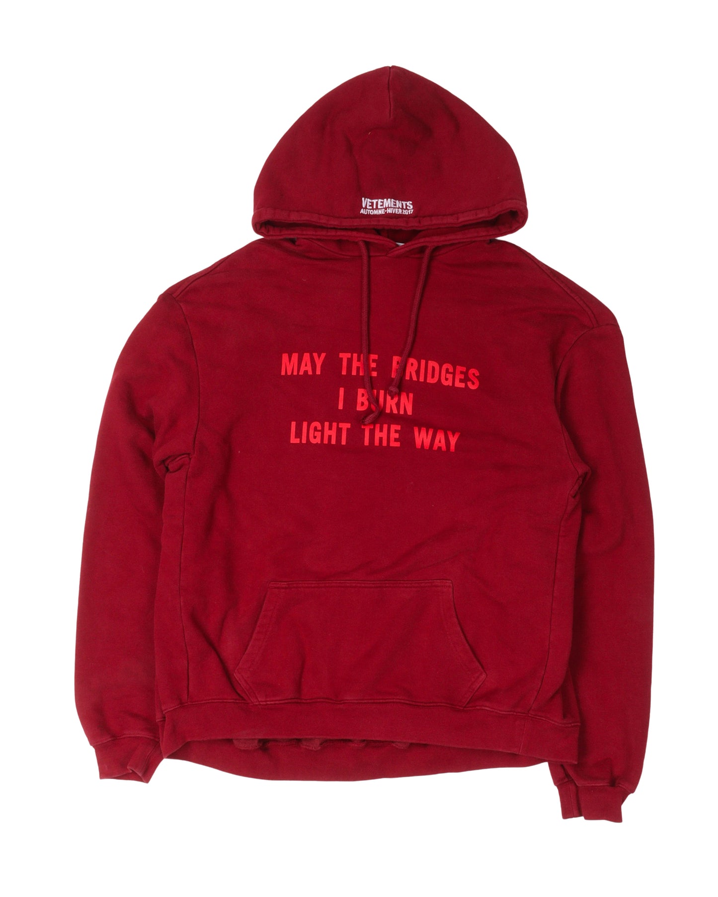 FW17 May The Bridges I Burn Light The Way Hoodie