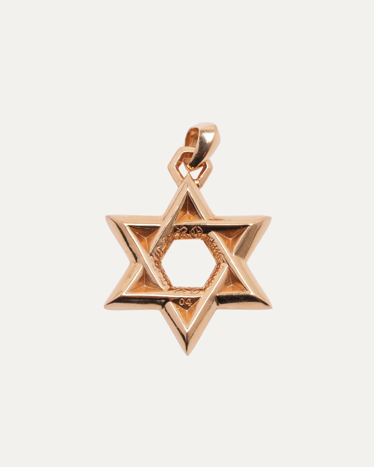 XL Gold Star of David