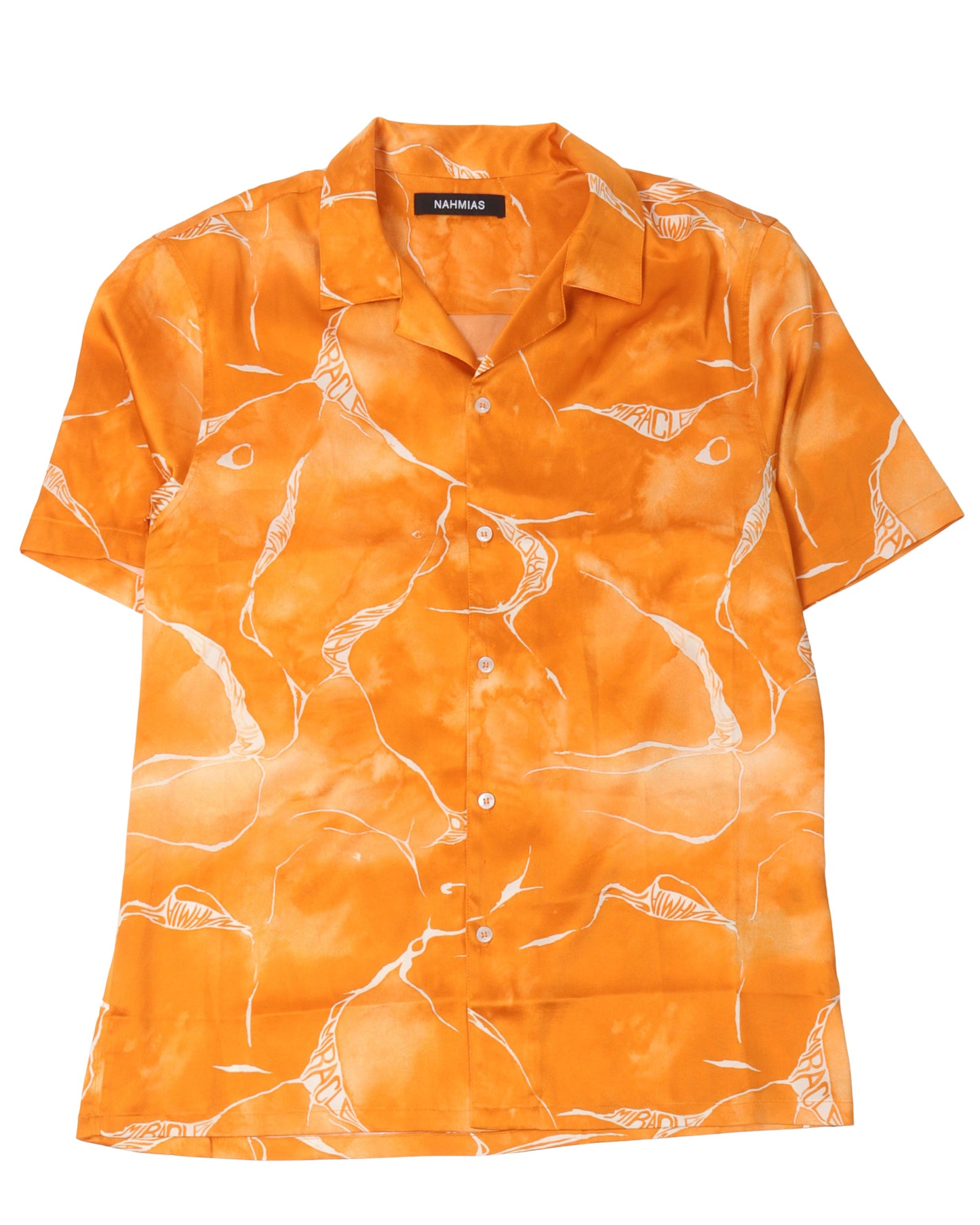 Miracle Tie Dye Silk Button Down Shirt