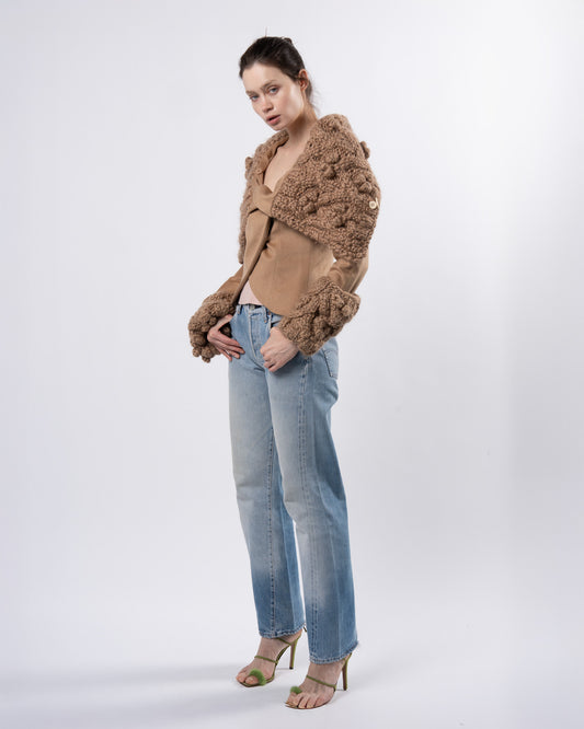 Galliano Era FW 1999 Knit Collared Jacket