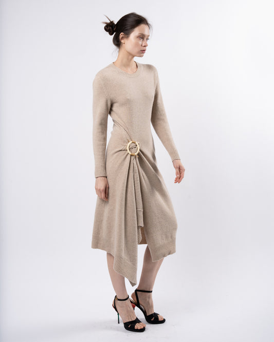 Phoebe Philo Era FW 2018 Brooch Dress