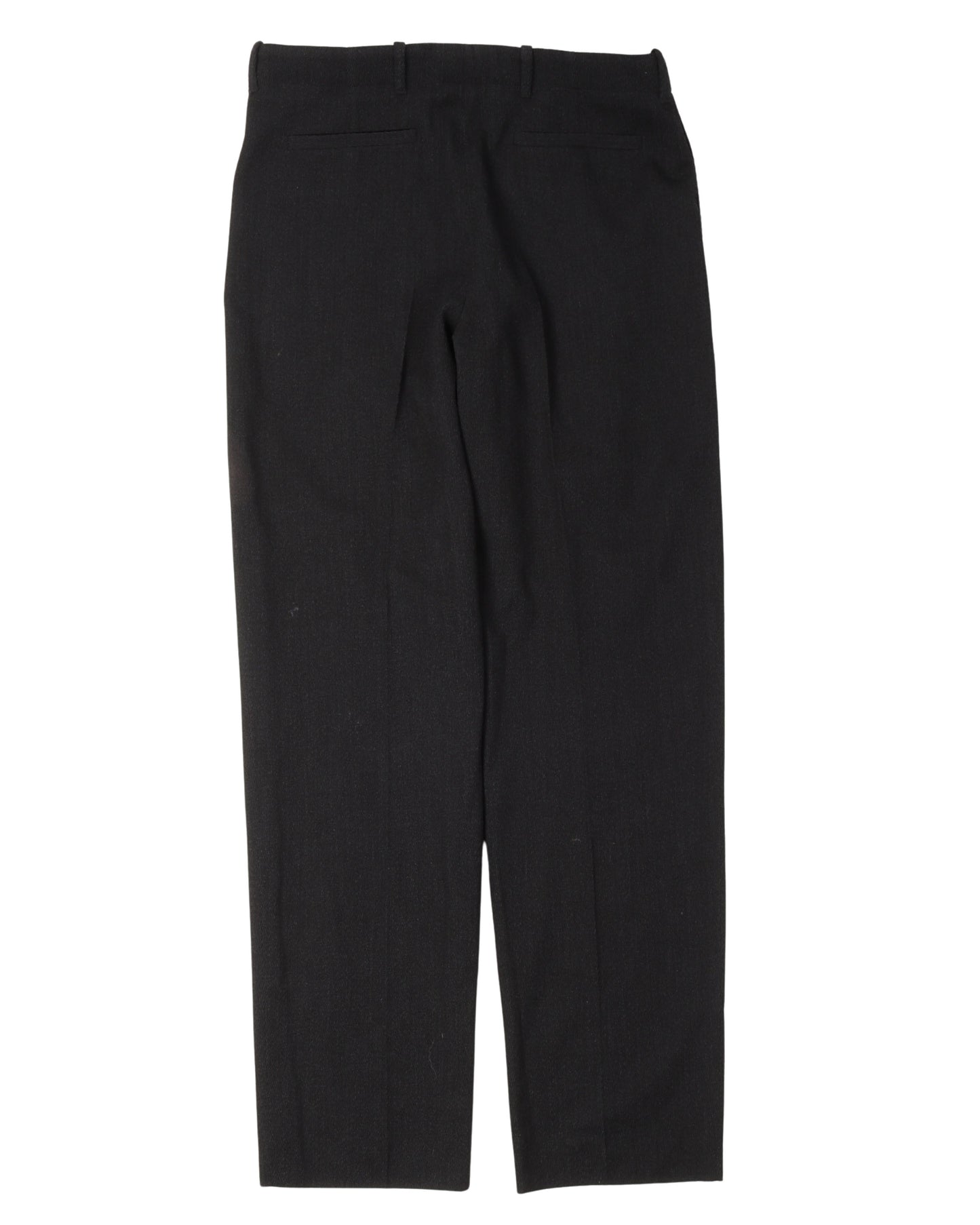 Virgin Wool Pleated Trousers