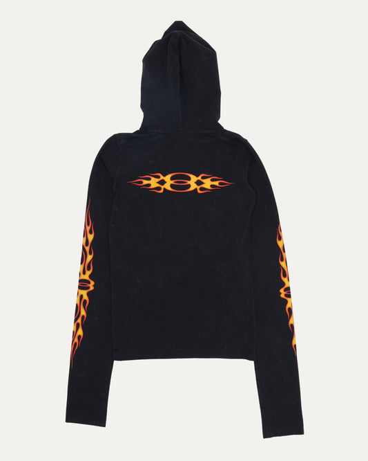 Burning Unity Logo Hooded T-Shirt