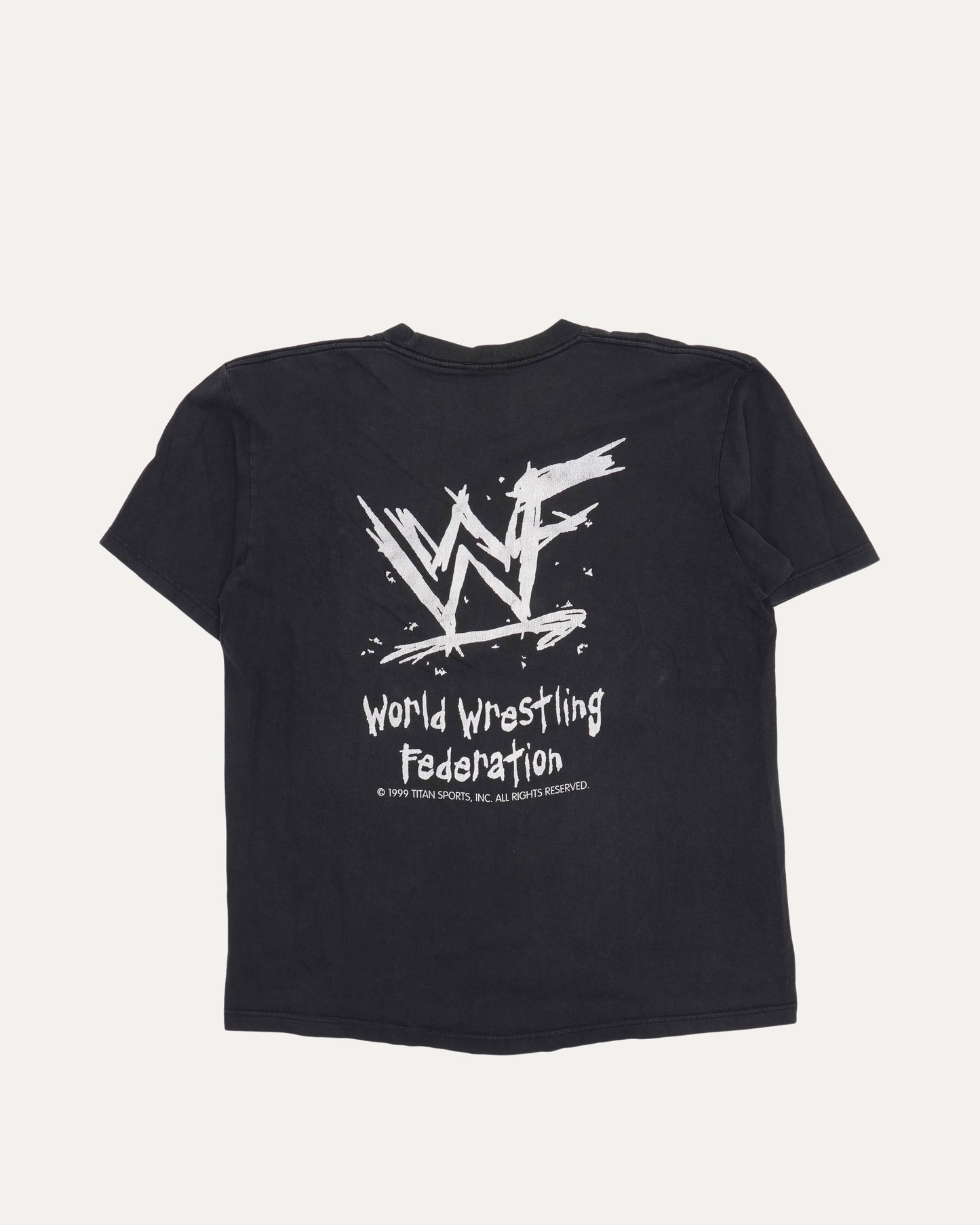 1999 WWE Raw the Rock v Steve Austin Tee