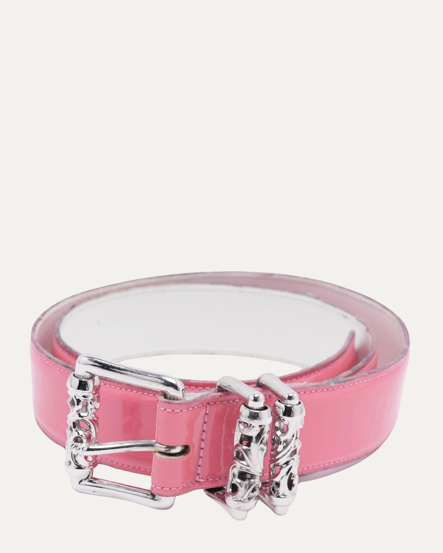 Patent Leather Roller Belt